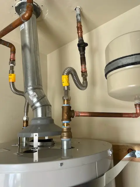 Water heater installation and plumbing repair in North Eastham