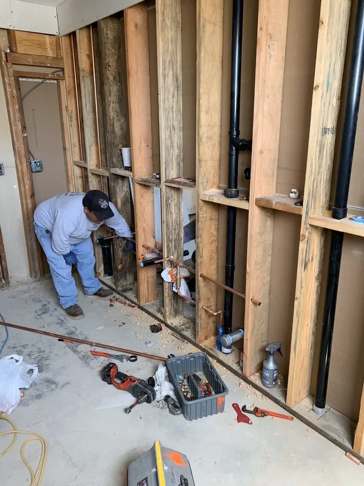 Commercial rough-in plumbing for Water Heater Replacement in North Eastham